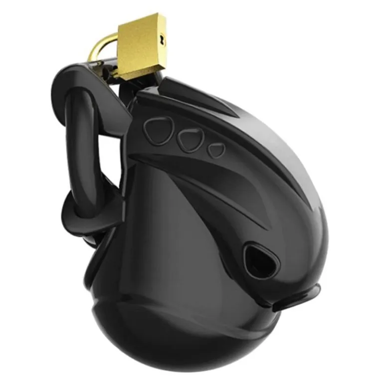 Male Full Chastity Cage Silicone SQ10360 - CHASTITYGO